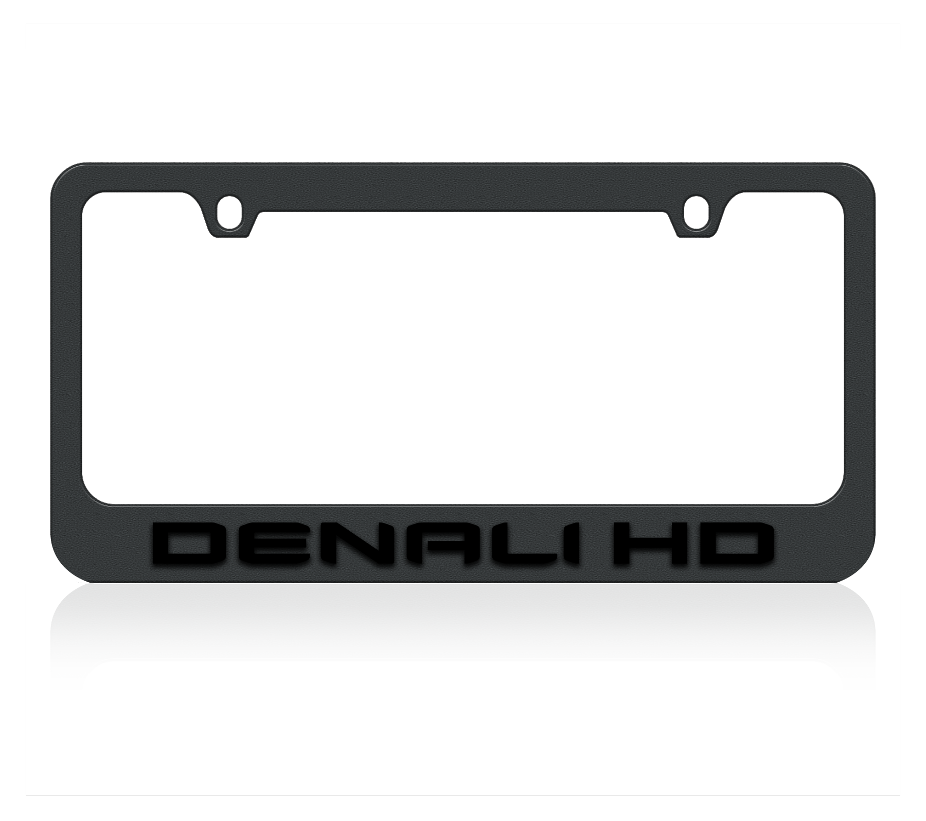 2019 GMC Denali HD Black License Plate Frame