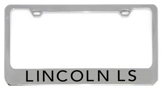 Lincoln LS Chrome License Plate Frame