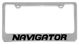 Lincoln Navigator Chrome License Plate Frame