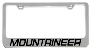 Mercury Mountaineer Chrome License Plate Frame