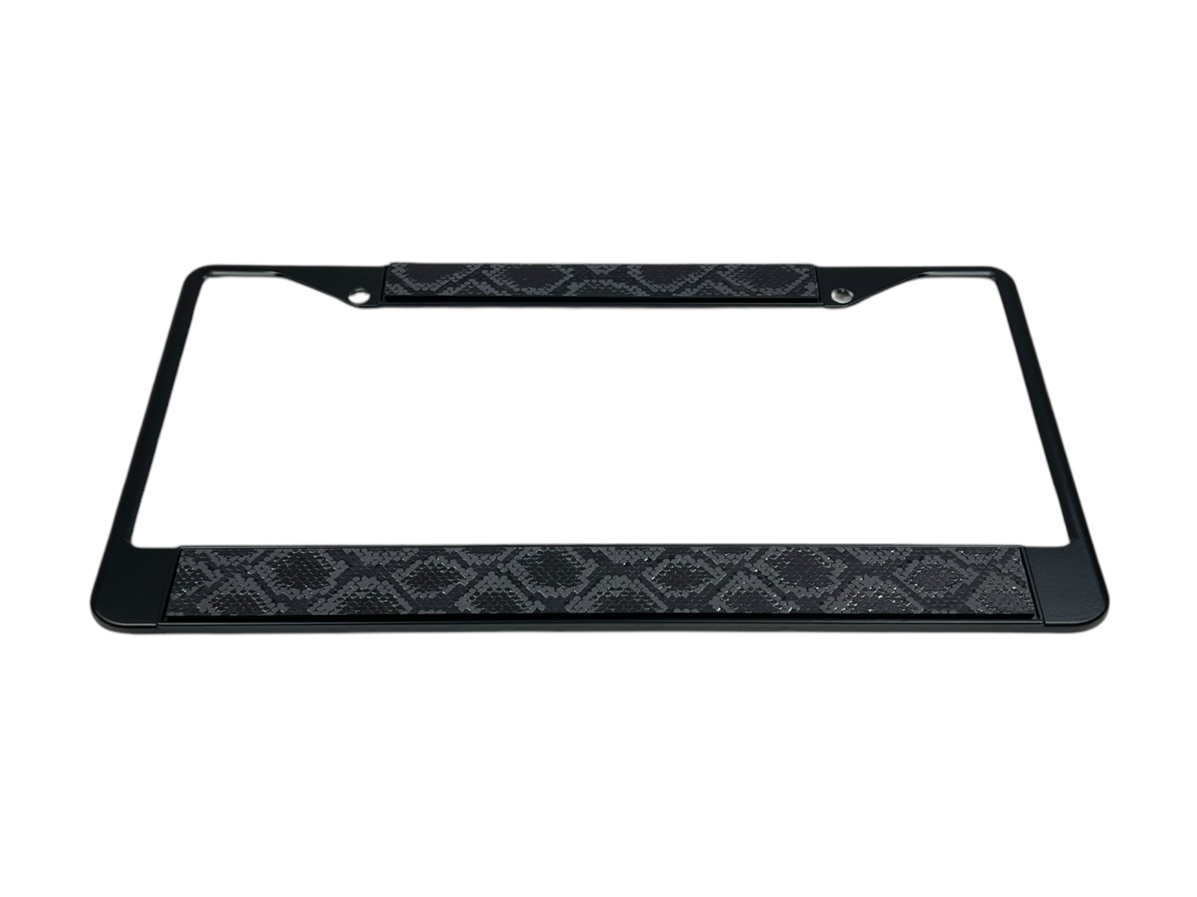 Python Black License Plate Frame