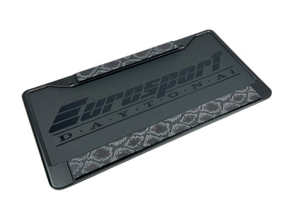 Python Black License Plate Frame