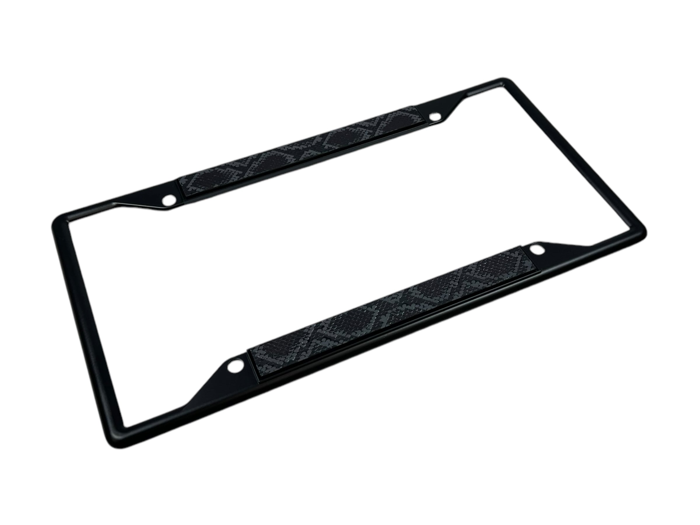 Python Black License Plate Frame