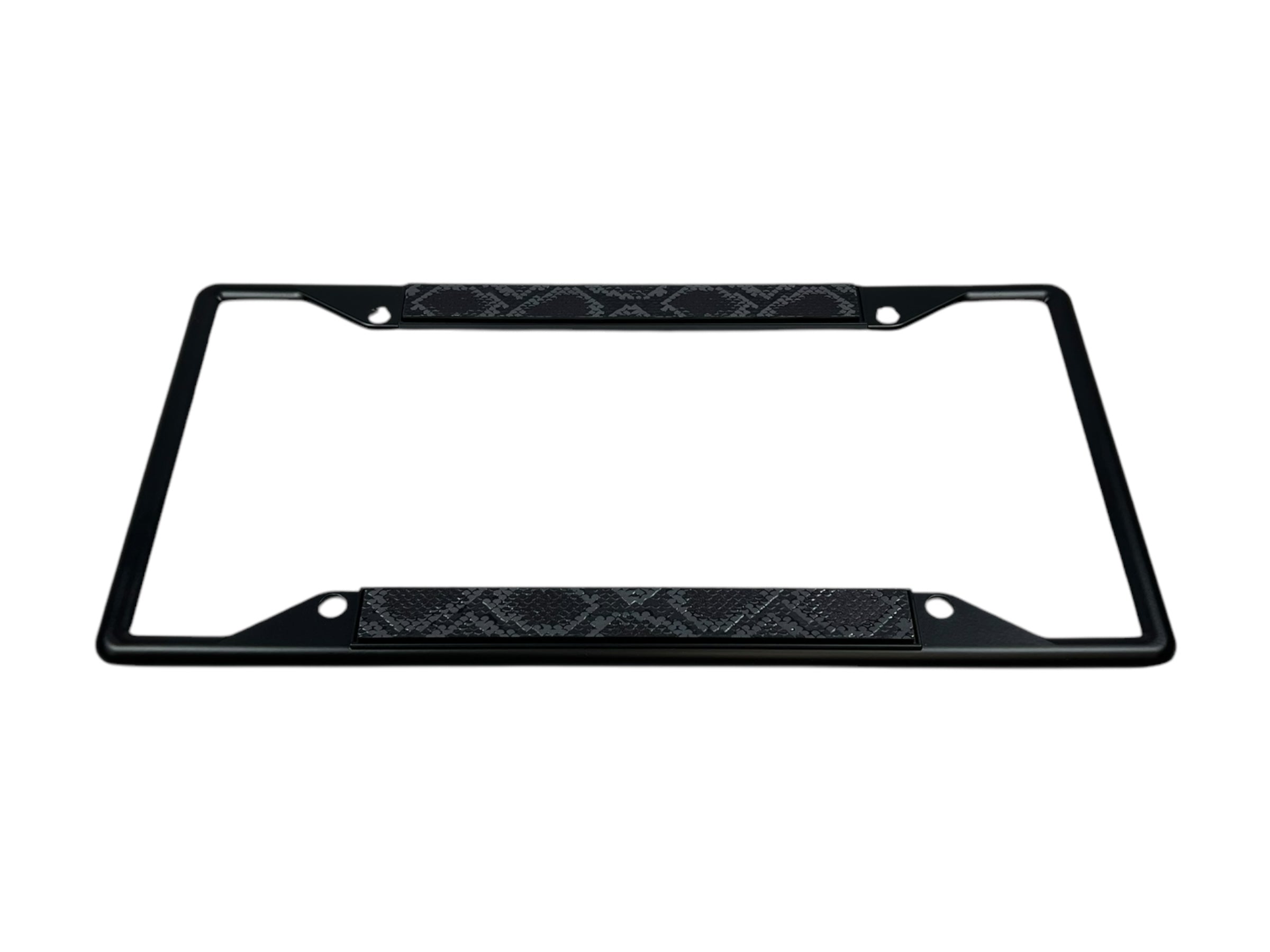 Python Black License Plate Frame