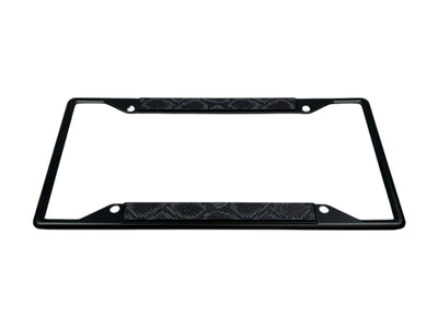 Python Black License Plate Frame
