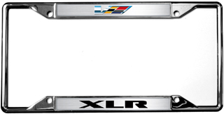 Cadillac V Series XLR Chrome License Plate Frame