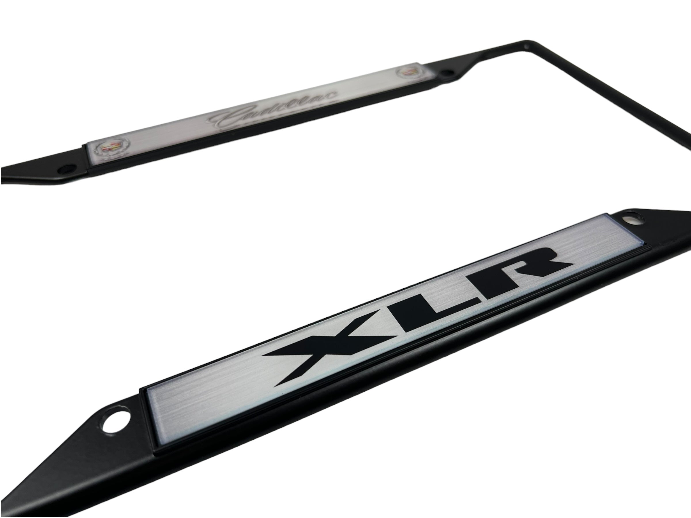 Cadillac XLR Black License Plate Frame