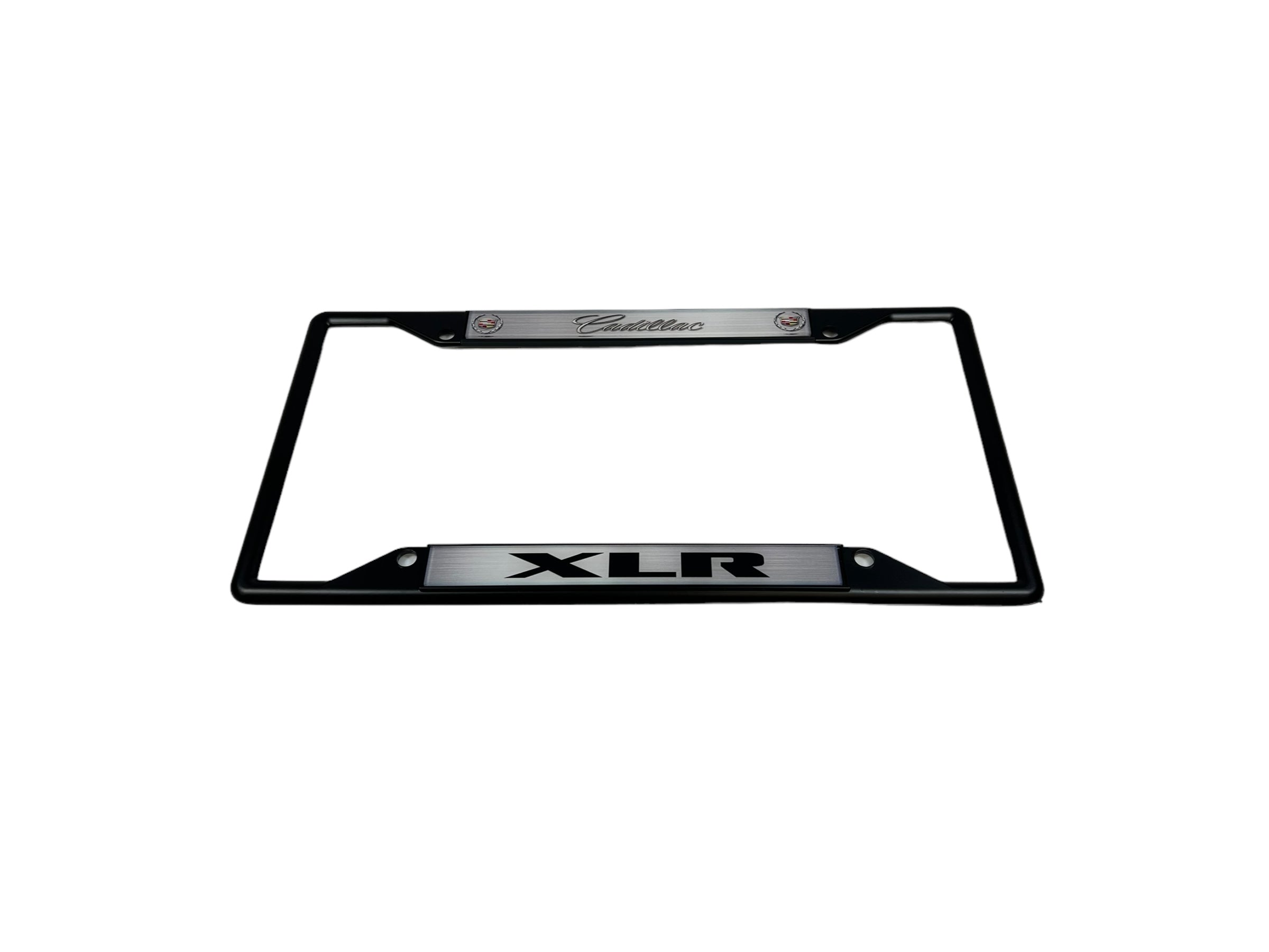 Cadillac XLR Black License Plate Frame