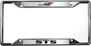 Cadillac V-Series STS Chrome License Plate Frame