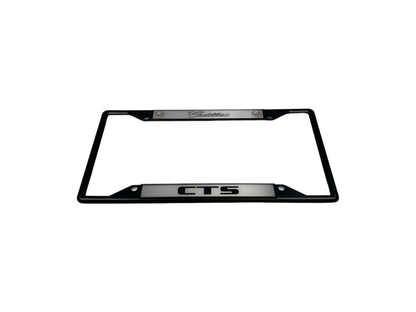 Cadillac CTS Black License Plate Frame