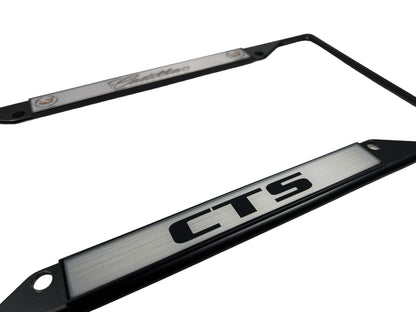 Cadillac CTS Black License Plate Frame