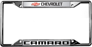 Chevrolet Camaro Chrome License Plate Frame