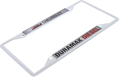 a license plate frame with the words durham diesel on it