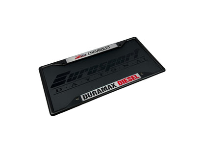 Chevrolet Z71 Duramax Black License Plate