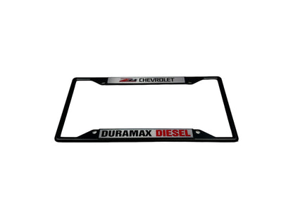 Chevrolet Z71 Duramax Black License Plate