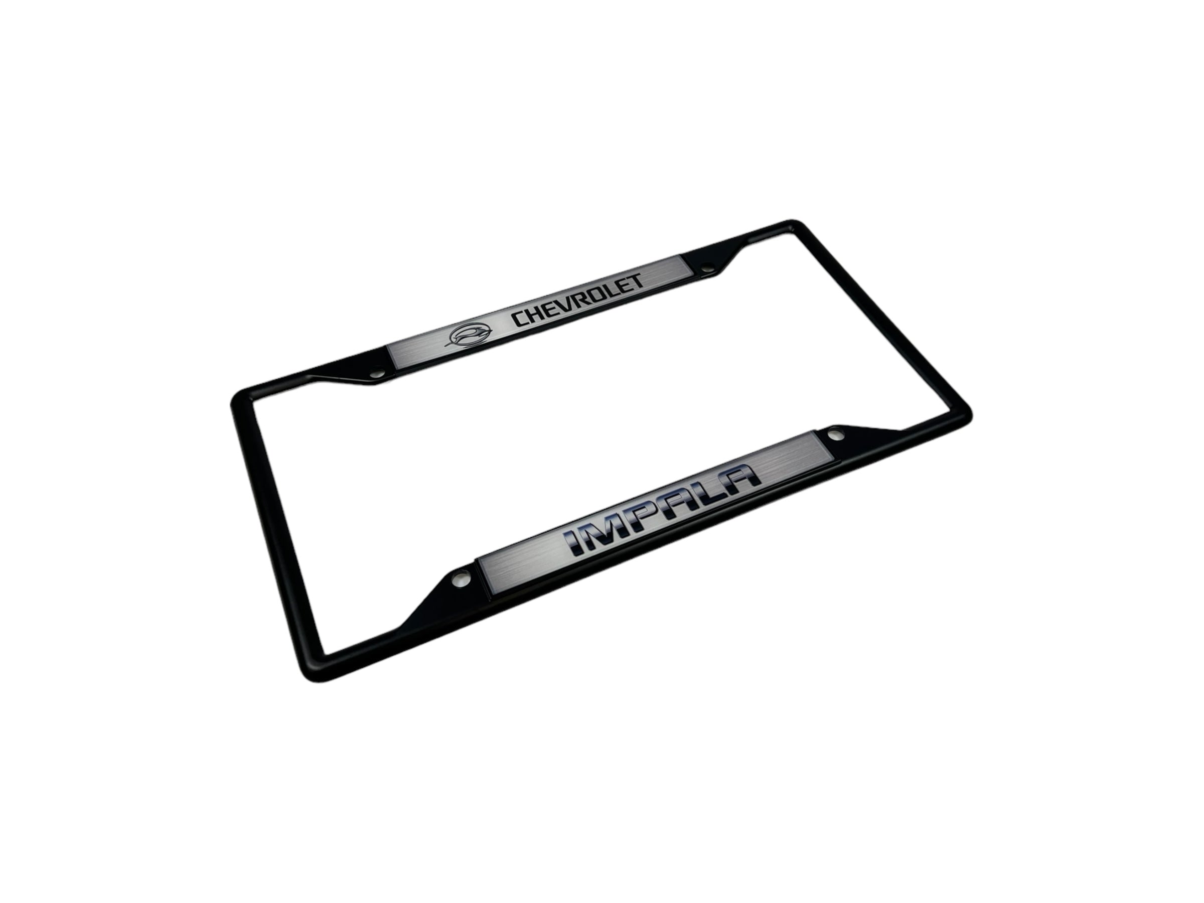 Chevrolet Impala Black License Plate Frame