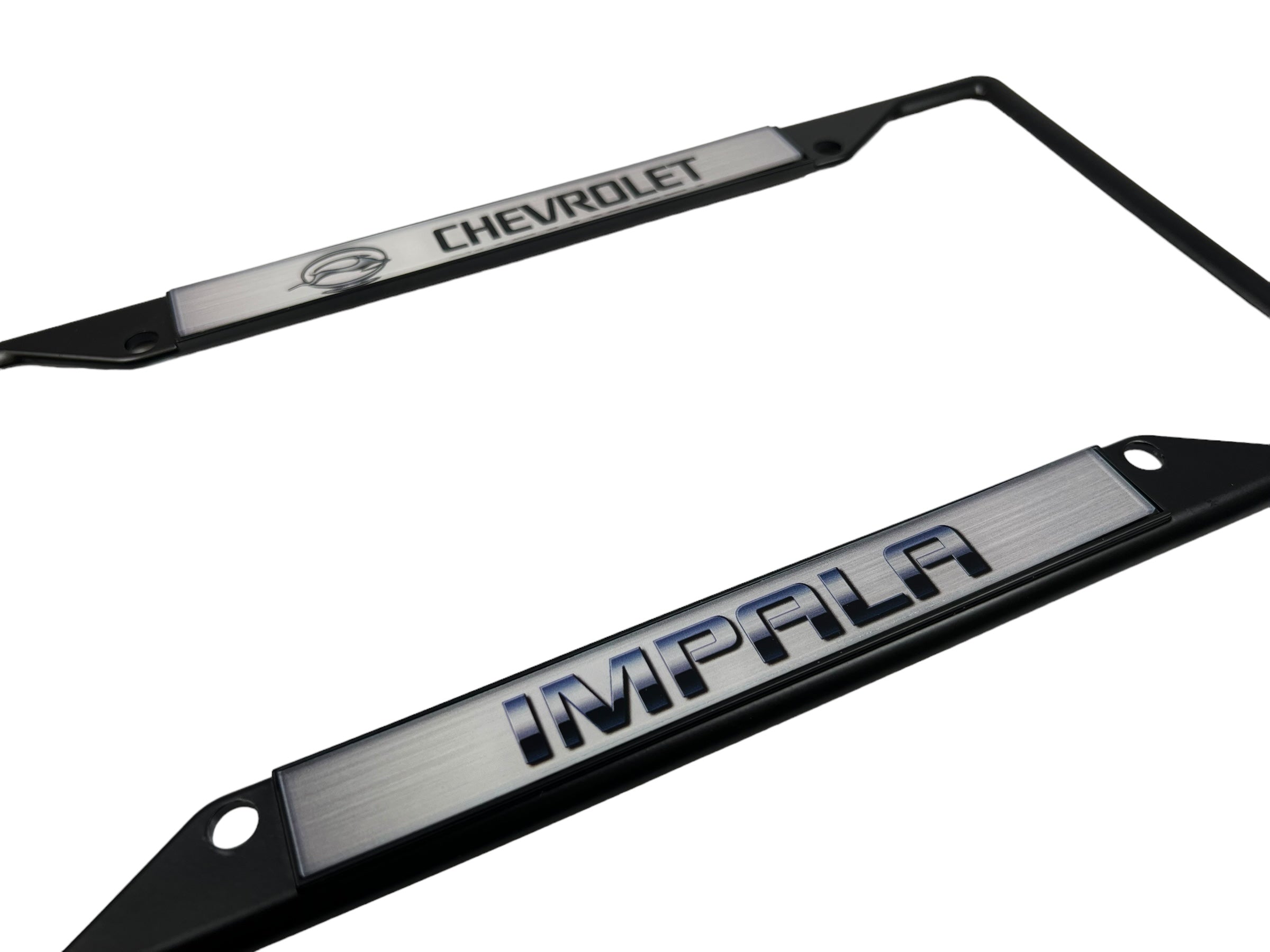 Chevrolet Impala Black License Plate Frame