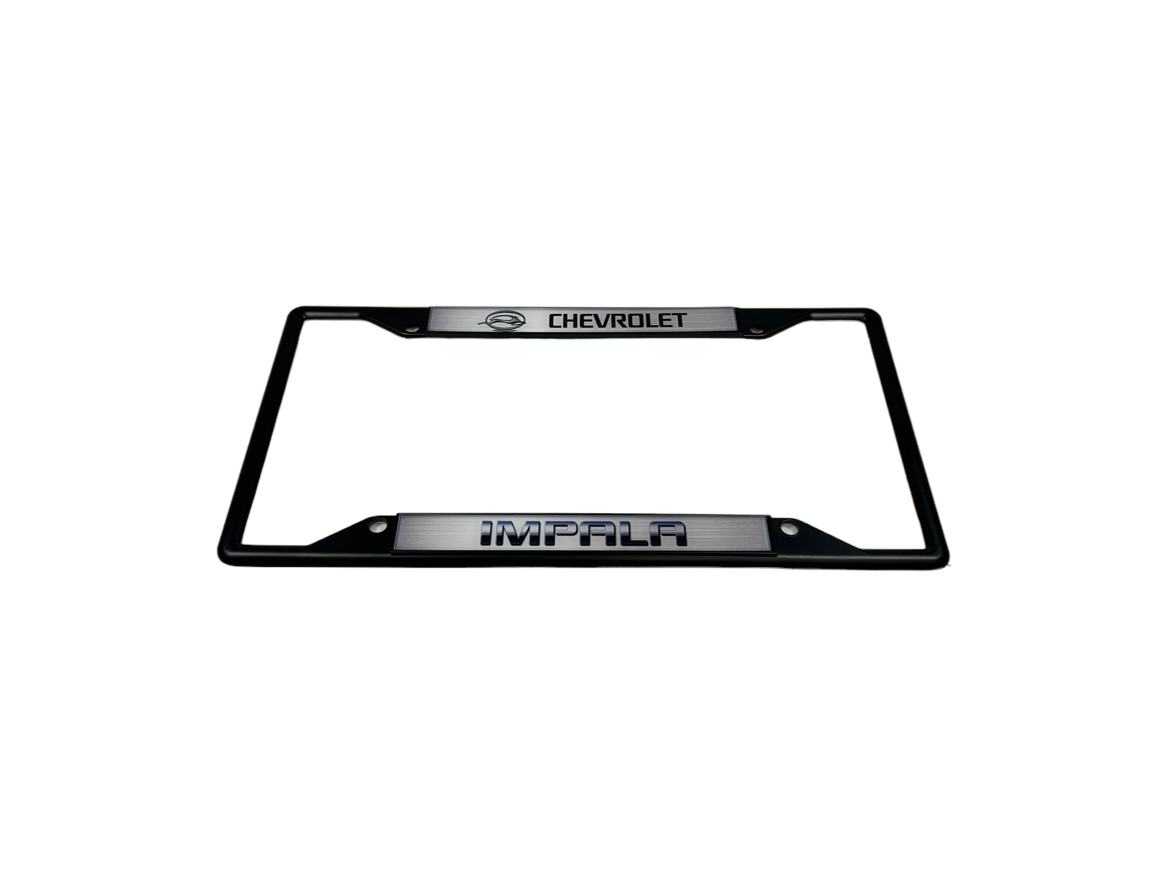 Chevrolet Impala Black License Plate Frame