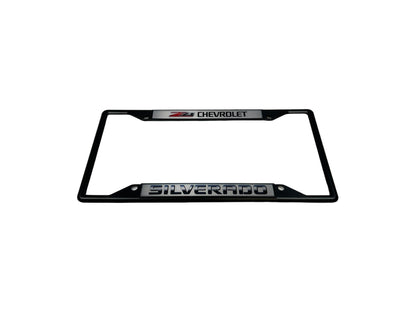 Chevrolet Silverado Z71 Black License Plate Frame