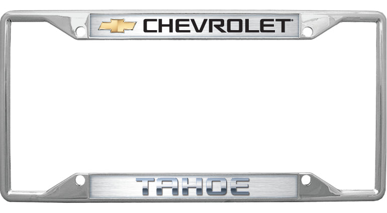 Chevrolet Tahoe Chrome License Plate Frame