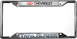 Chevrolet Trail Blazer Chrome License Plate Frame