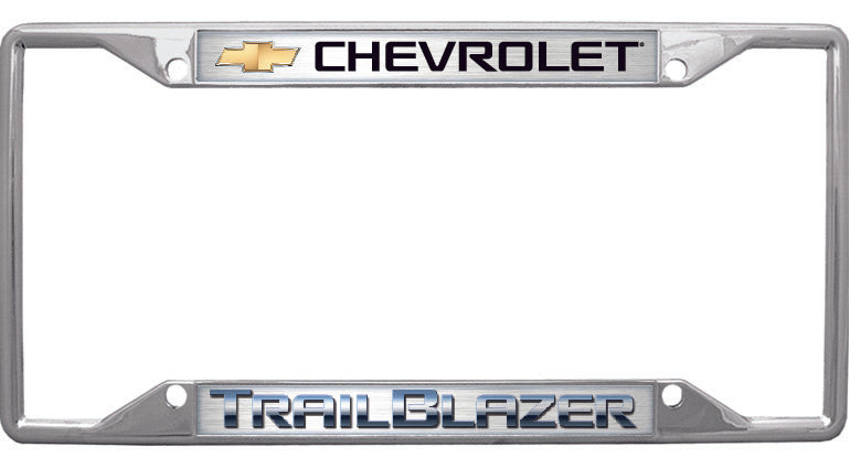 Chevrolet Trail Blazer Chrome License Plate Frame