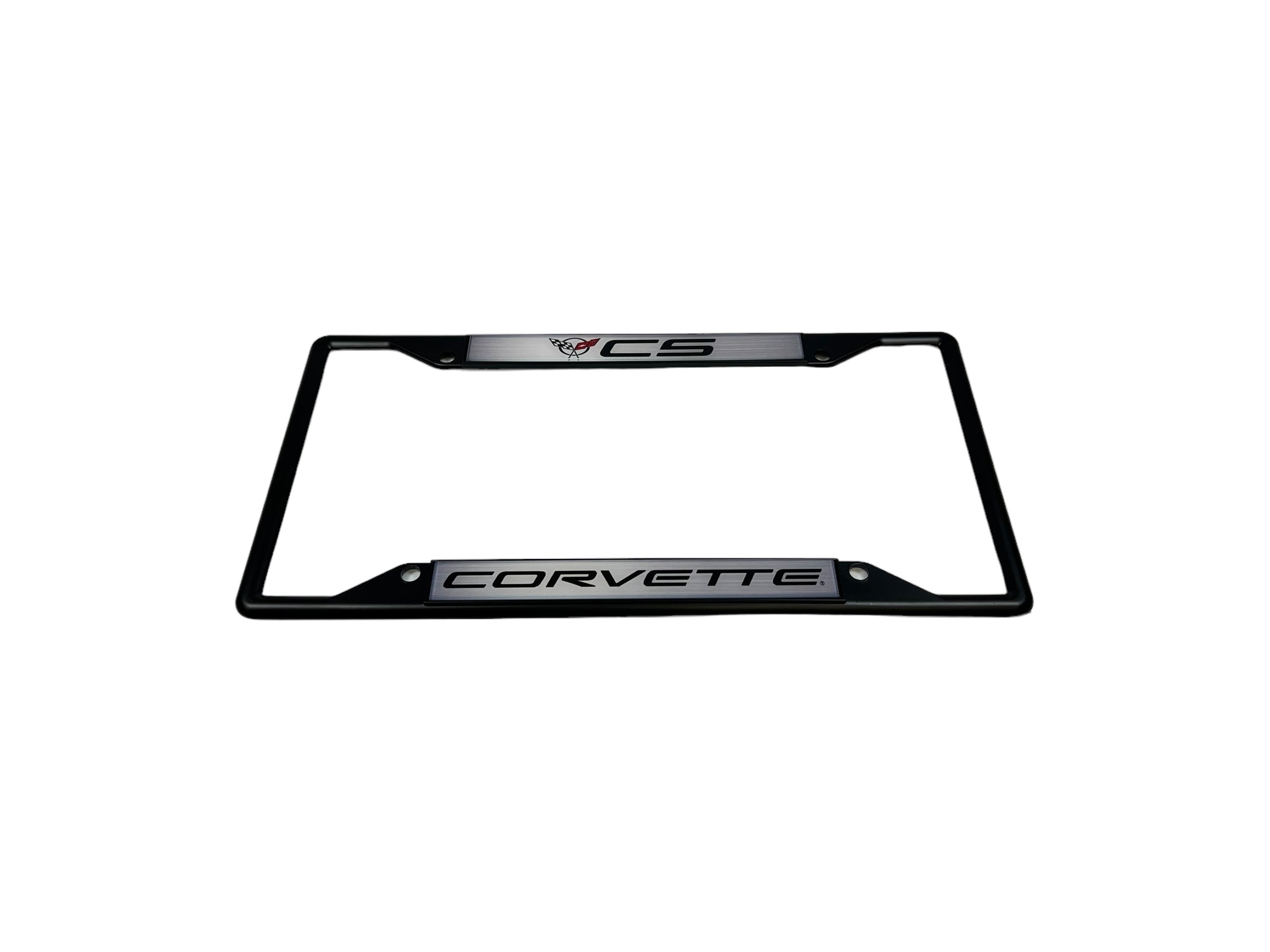 Chevrolet Corvette C5 Black License Plate Frame