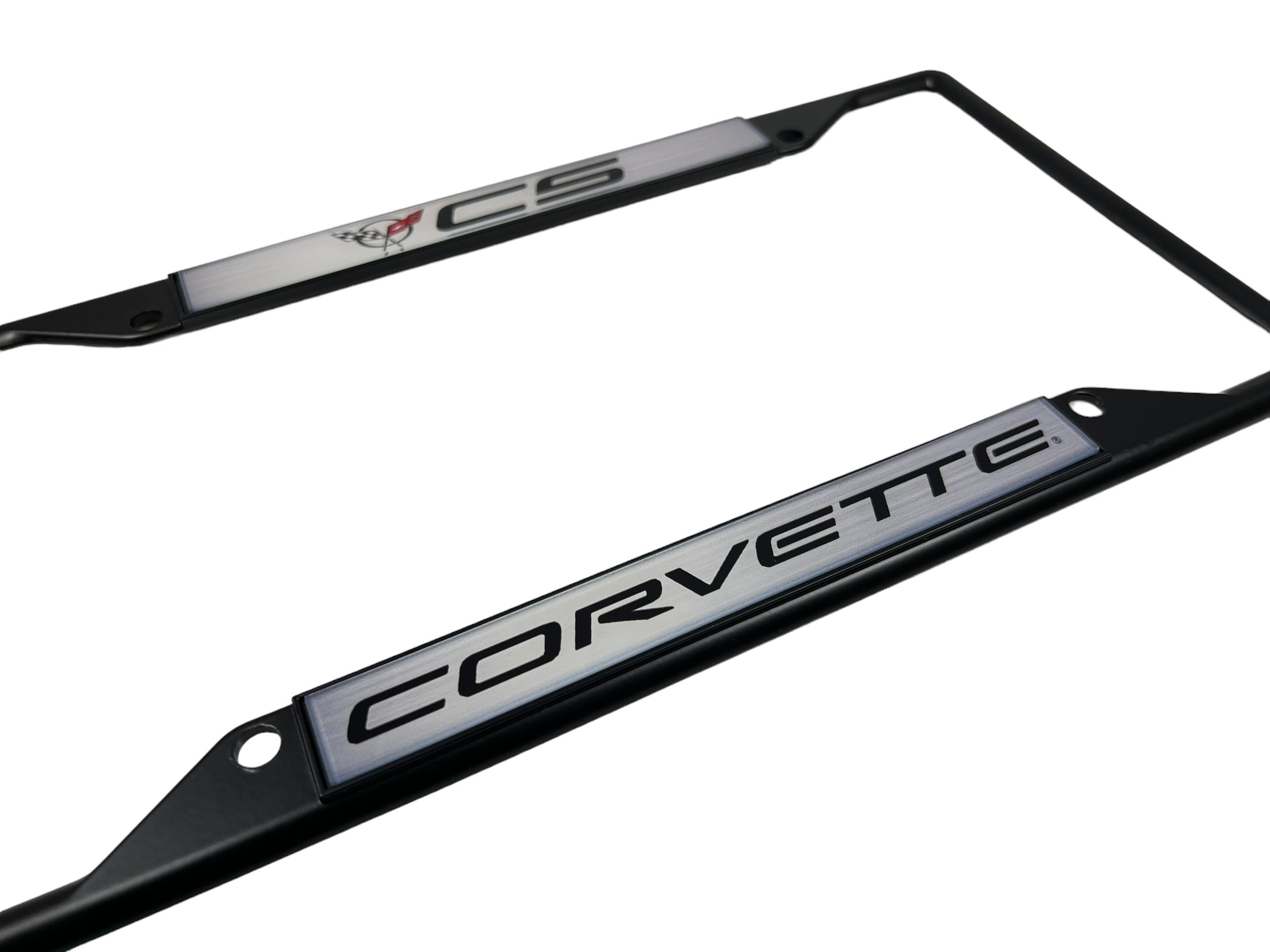 Chevrolet Corvette C5 Black License Plate Frame