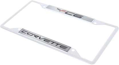 Chevrolet Corvette C6 Chrome License Plate Frame