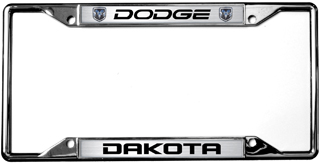 Dodge Dakota Chrome License Plate