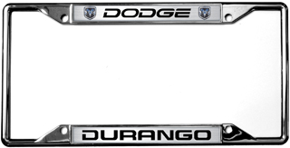 Dodge Durango Chrome License Plate Frame