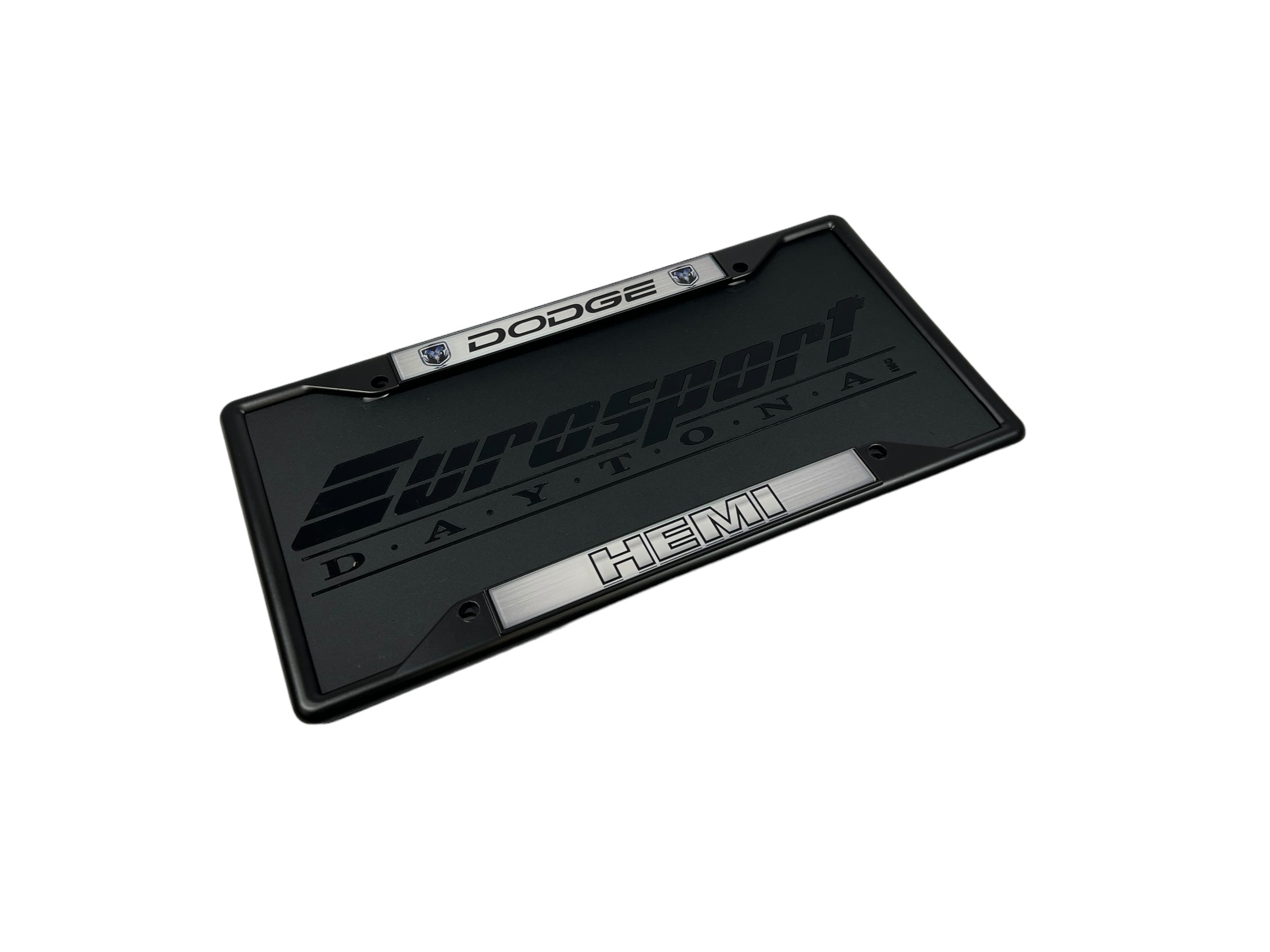 Dodge HEMI Black License Plate Frame