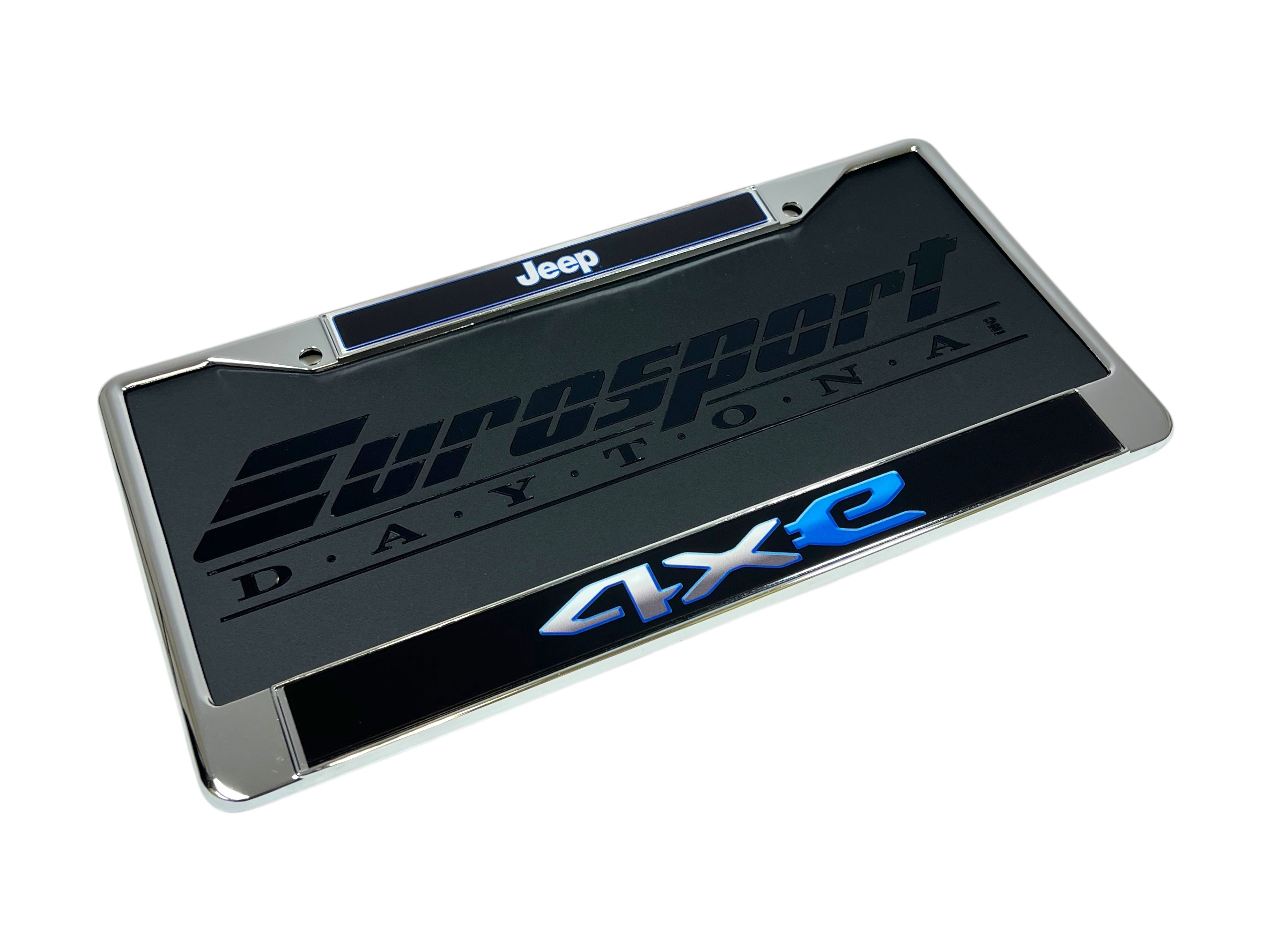 Jeep 4XE Chrome License Plate Frame