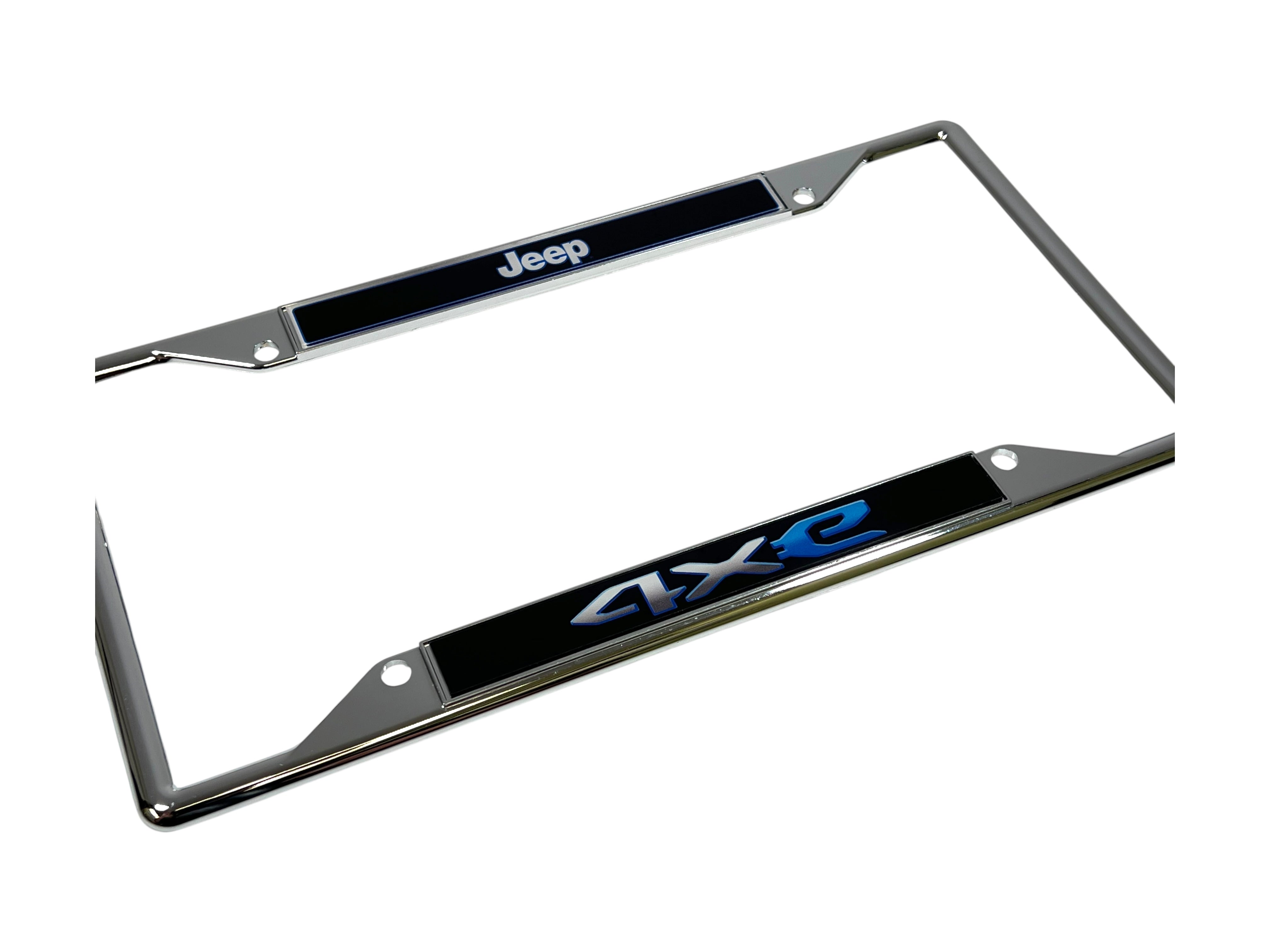 Jeep 4XE Chrome License Plate Frame
