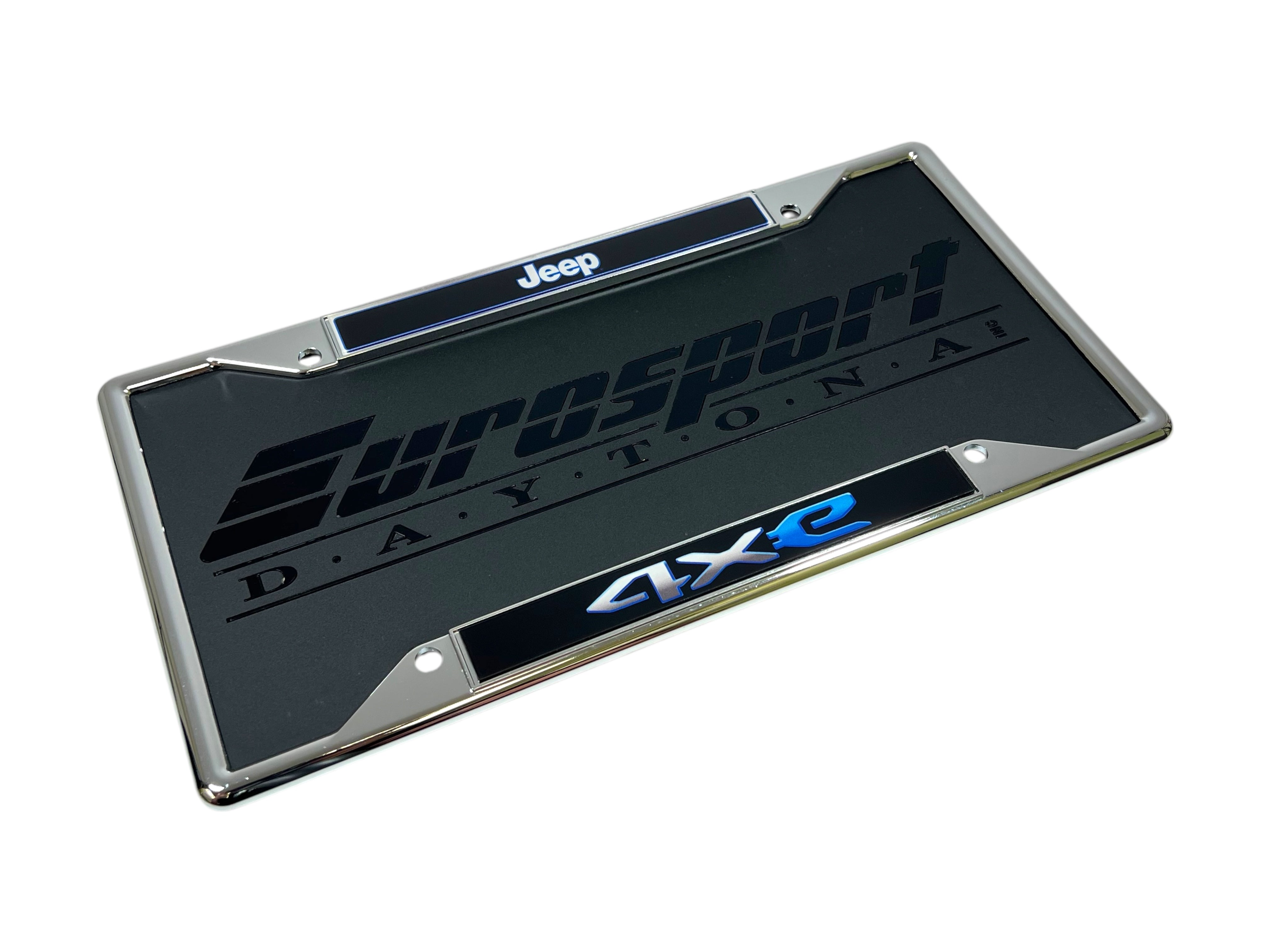 Jeep 4XE Chrome License Plate Frame