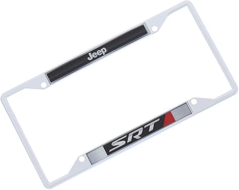 JEEP SRT Chrome License Plate Frame