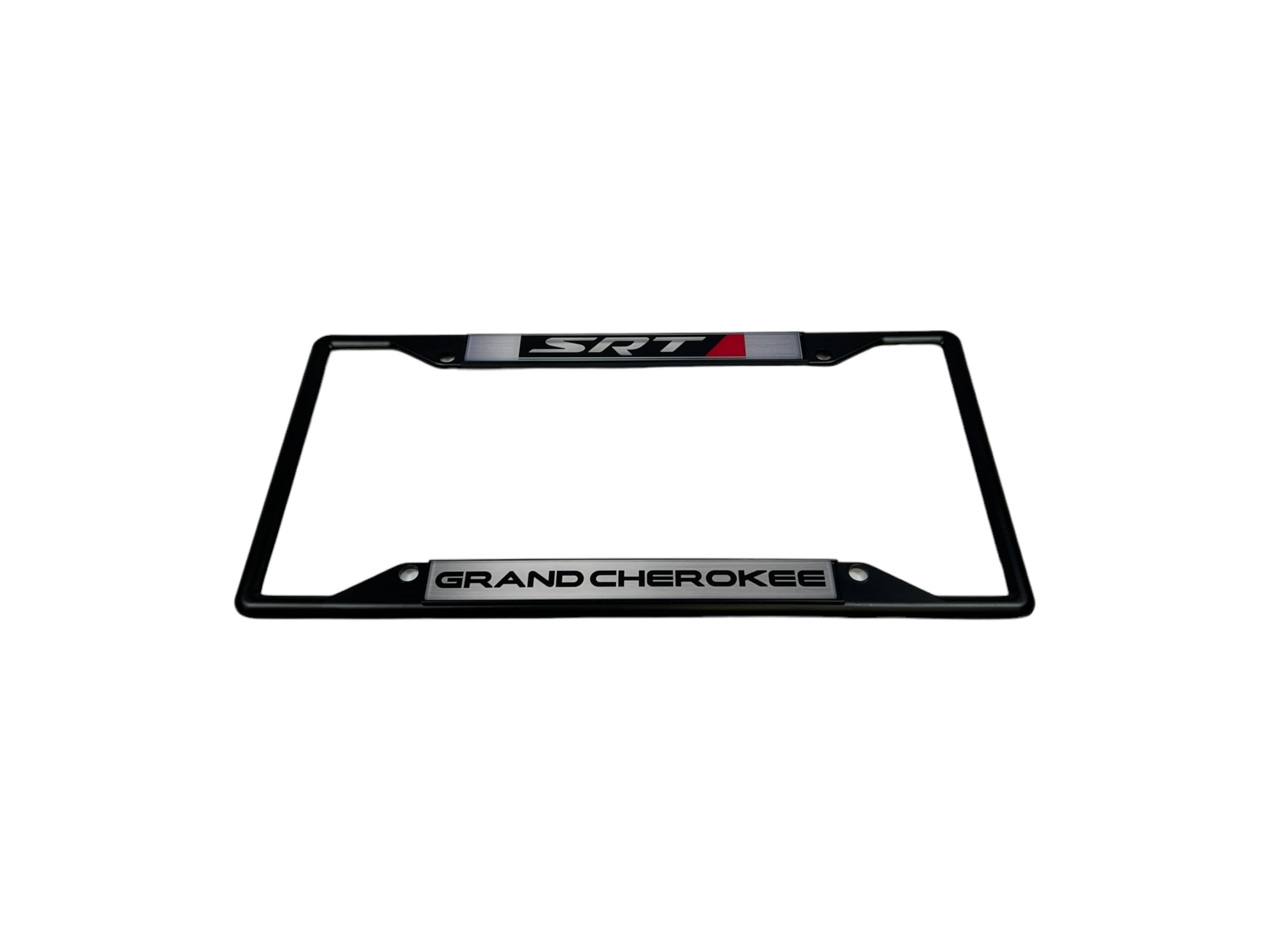 Jeep Grand Cherokee SRT Black License Plate Frame