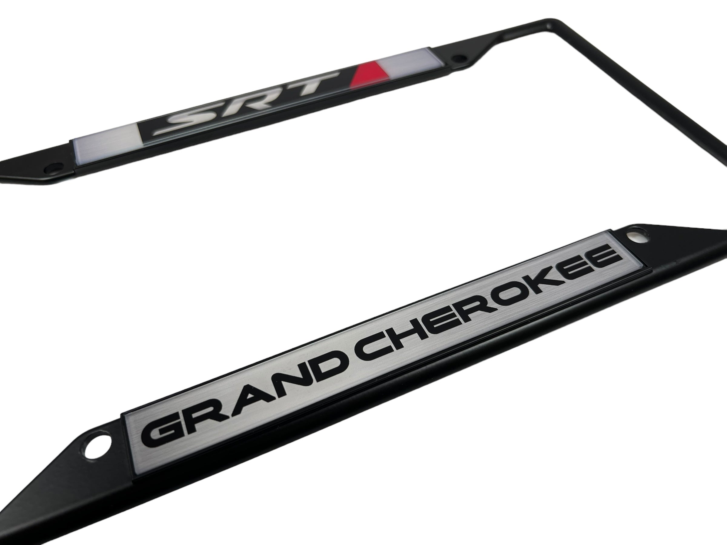 Jeep Grand Cherokee SRT Black License Plate Frame