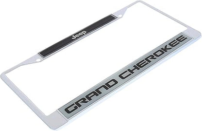 a white license plate with the word grand cherre on it