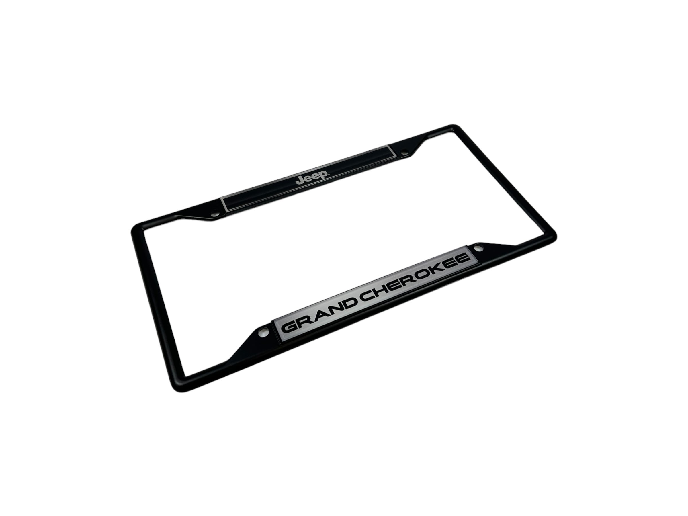 Jeep Grand Cherokee Black License Plate Frame