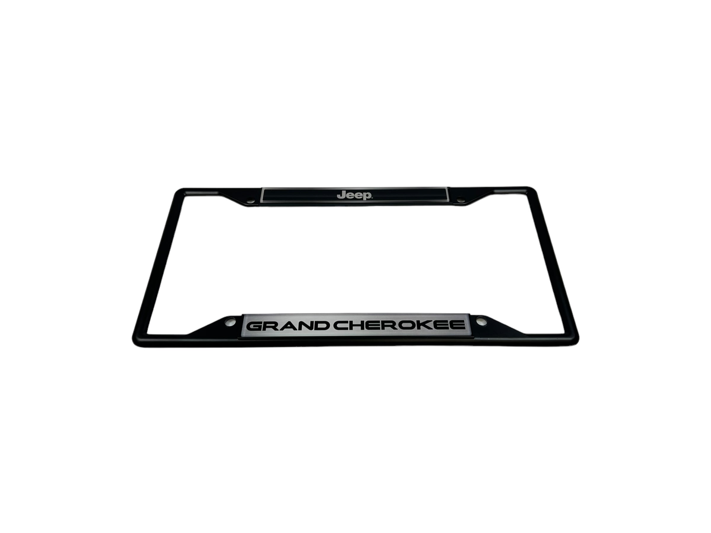 Jeep Grand Cherokee Black License Plate Frame