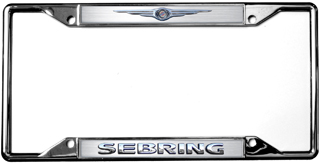 Chrysler Sebring Chrome License Plate Frame