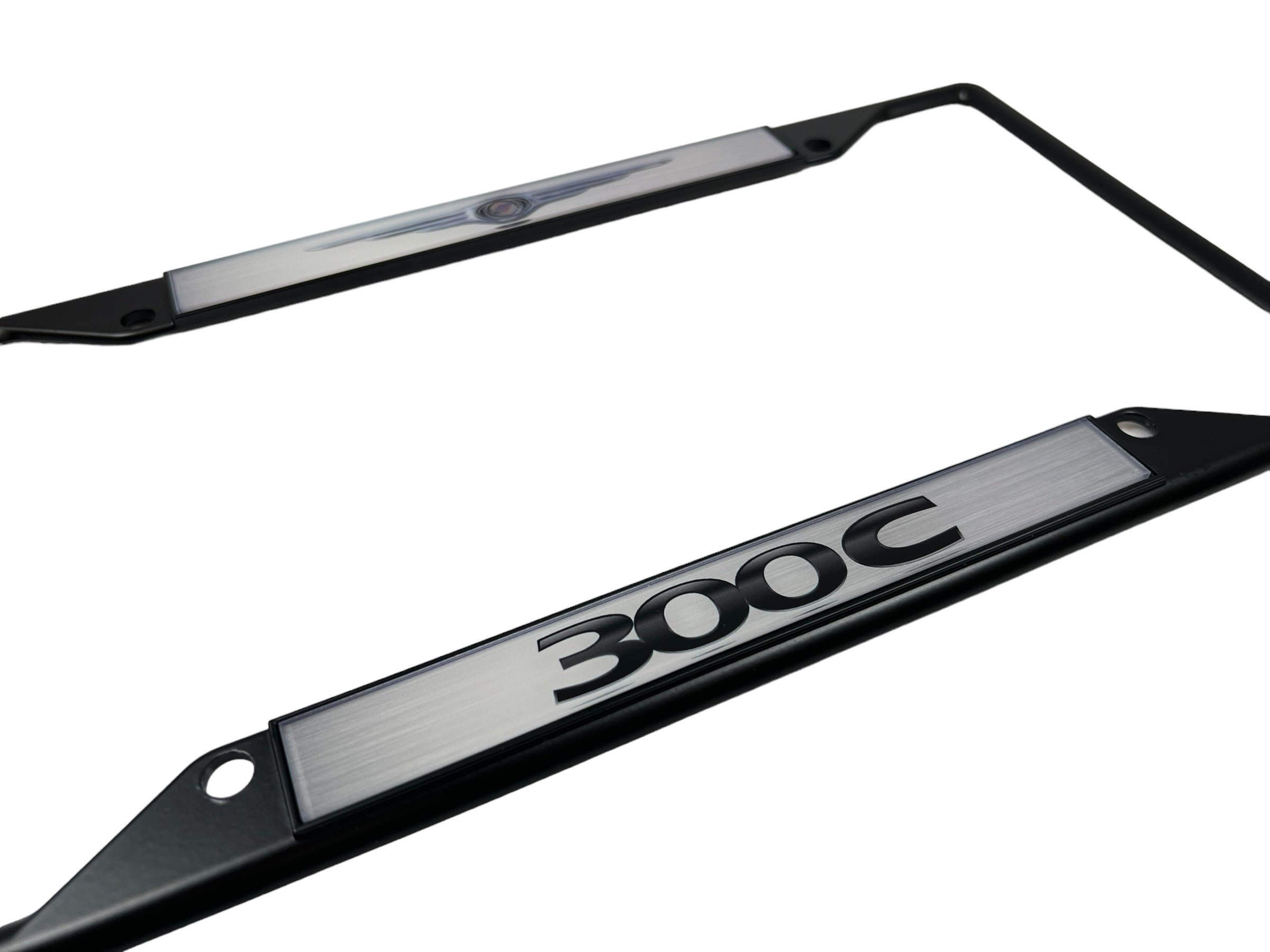 Chrysler 300 C Black License Plate Frame