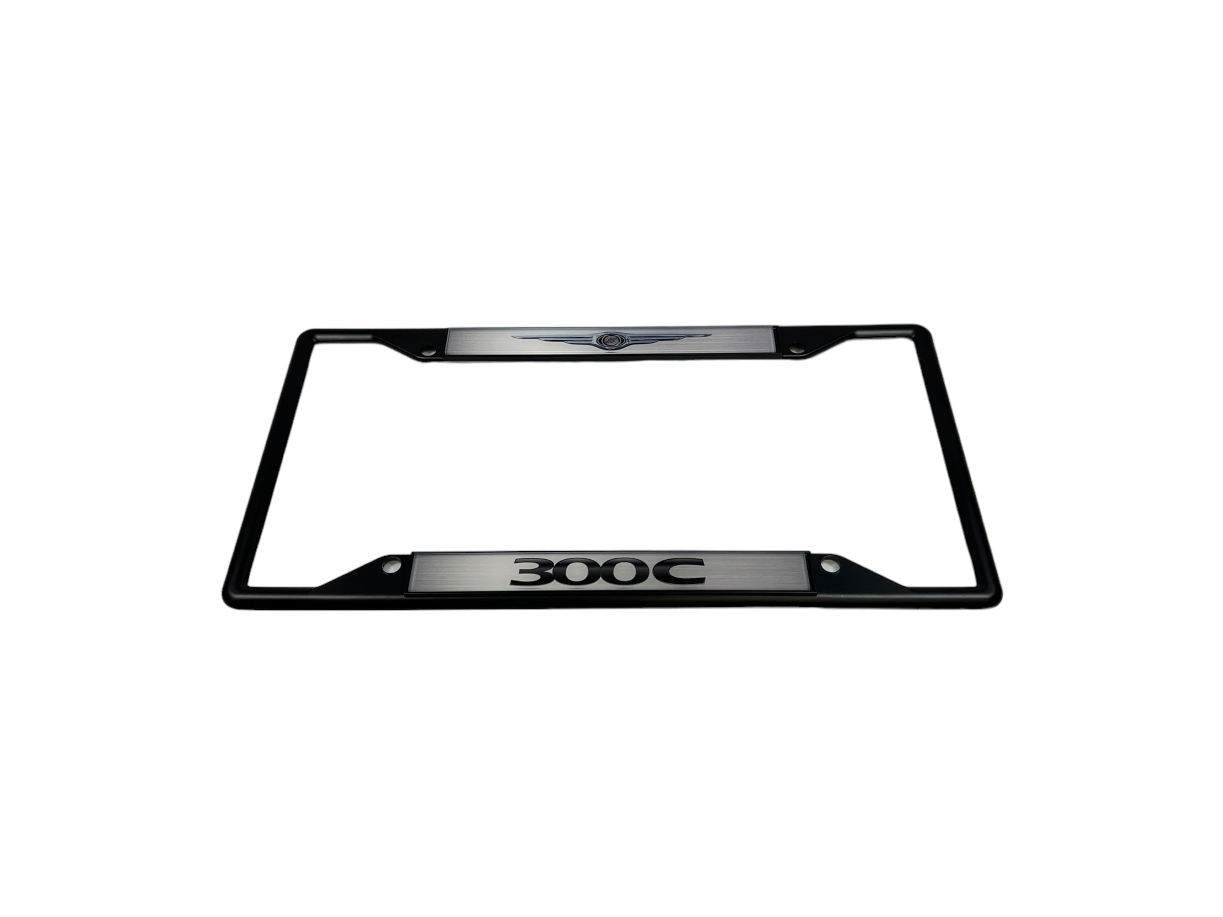 Chrysler 300 C Black License Plate Frame