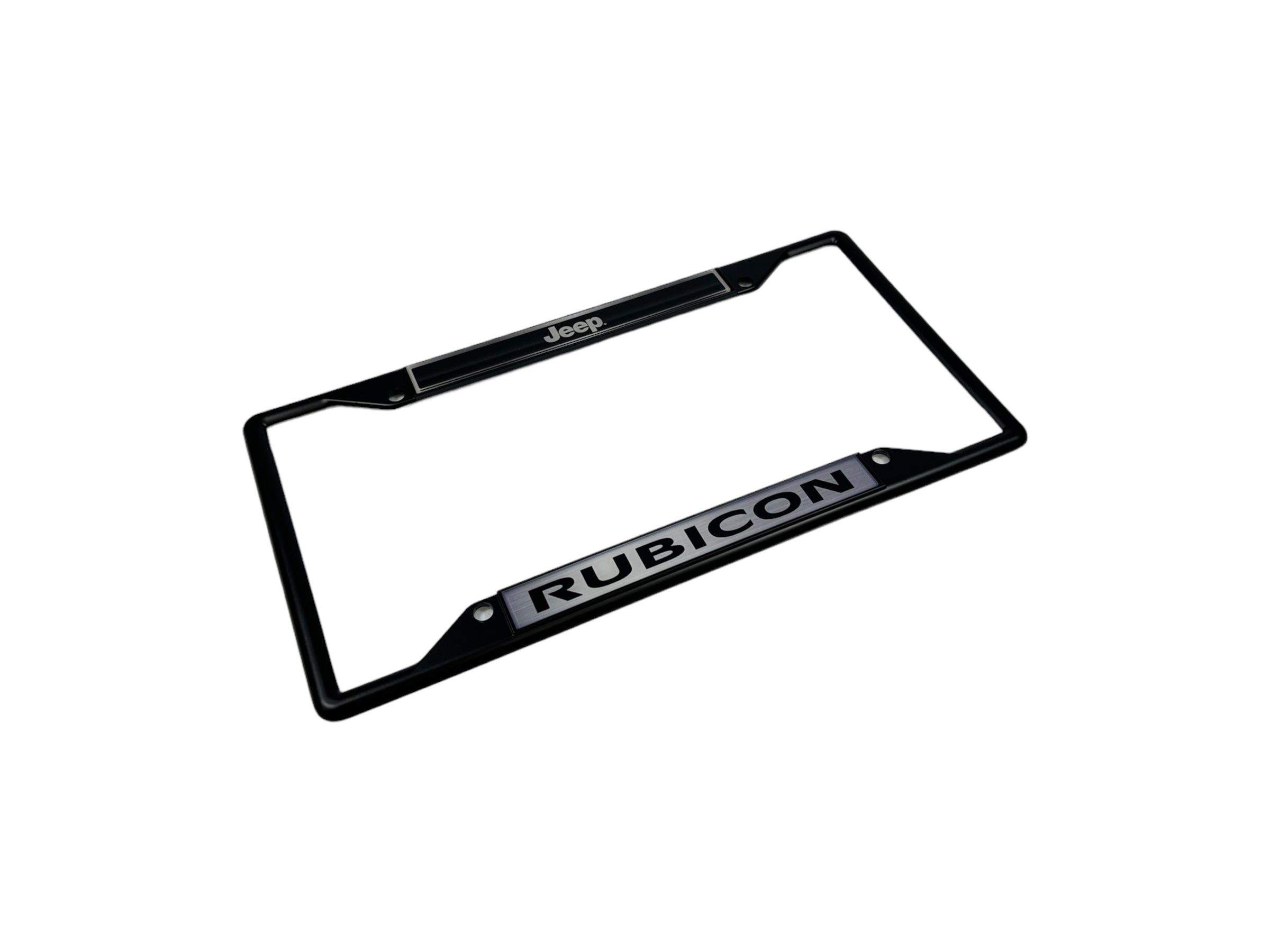 Jeep Rubicon Black License Plate Frame