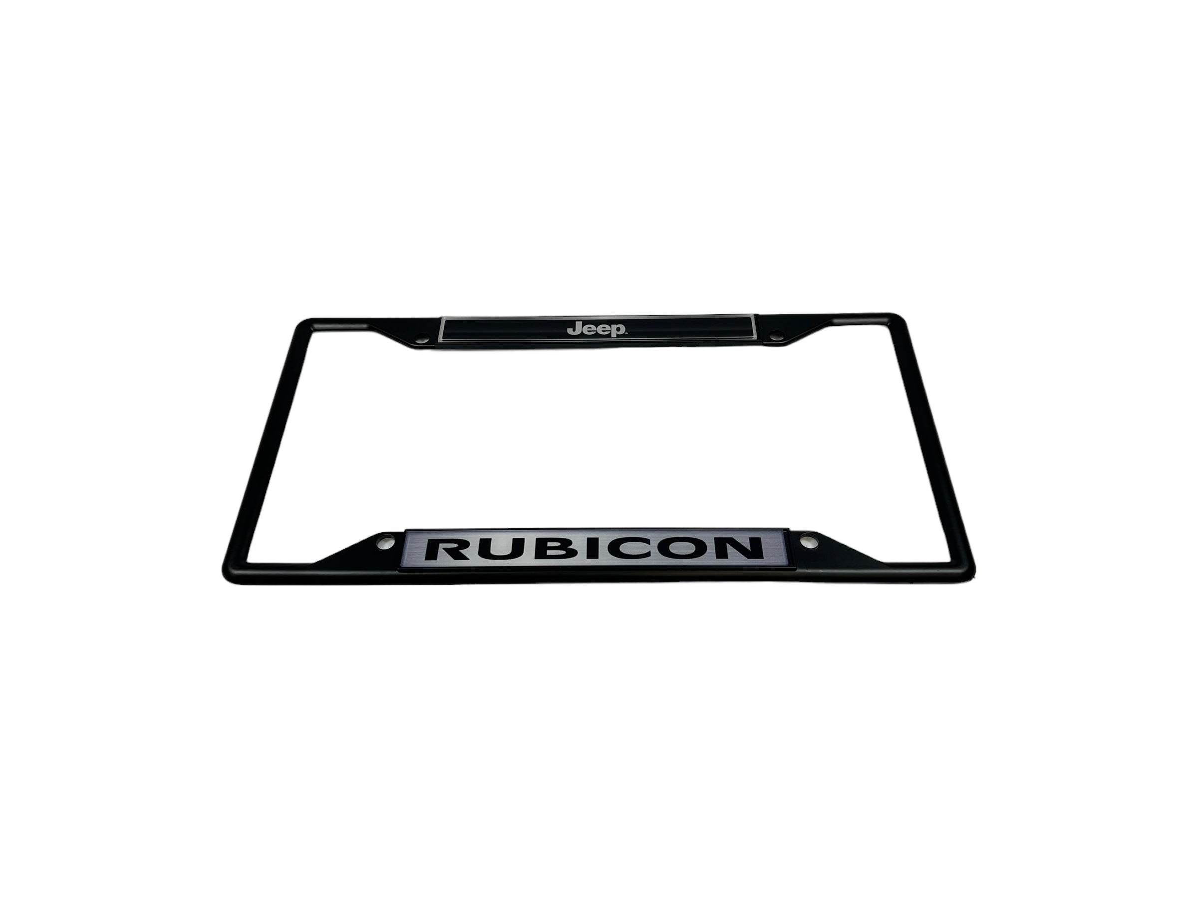 Jeep Rubicon Black License Plate Frame