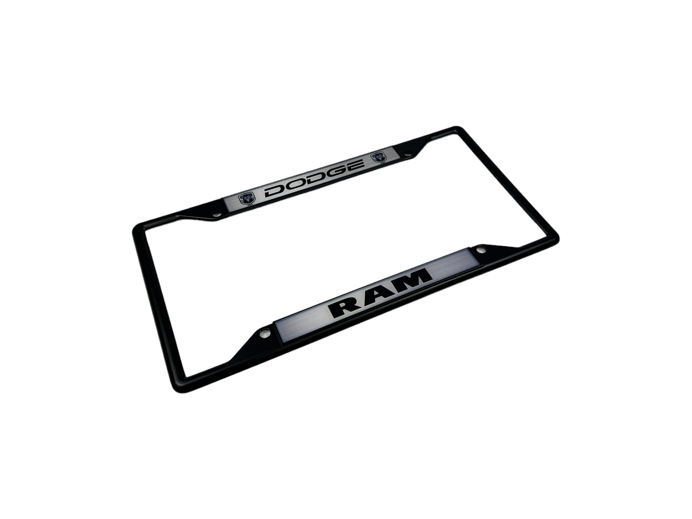 Dodge Ram Black License Plate Frame