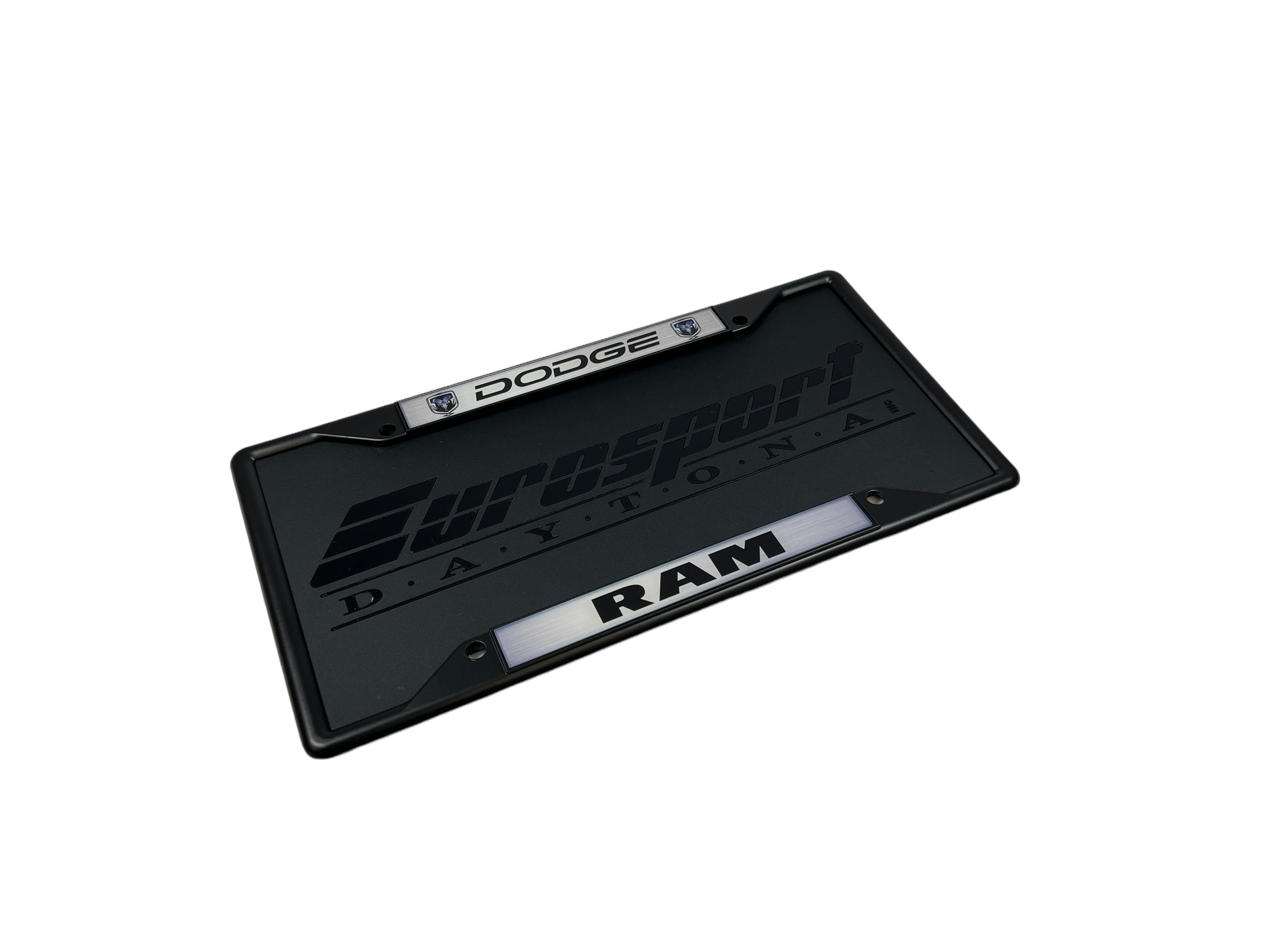 Dodge Ram Black License Plate Frame