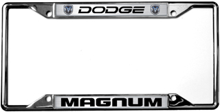 Dodge Magnum Chrome License Plate Frame