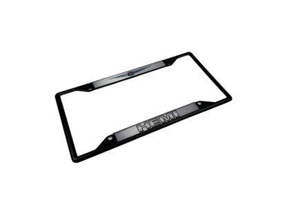 Chrysler HEMI Black License Plate Frame